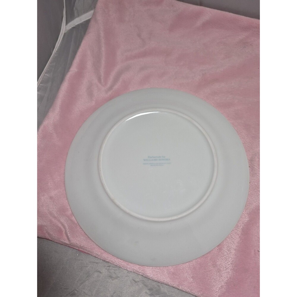 💥 NWT WILLIAMS-SONOMA Spring Garden Salad Plates bird Butterfly Set of 2 C - Picture 4 of 6